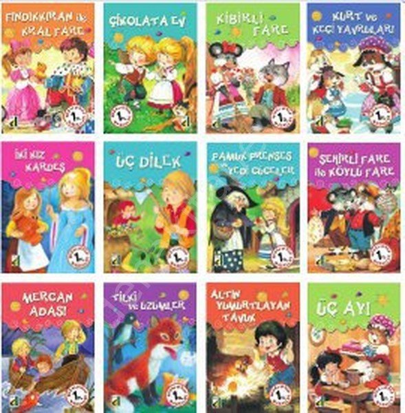 Mesaj Veren Masallar (12 Kitap), Damla Yayınevi