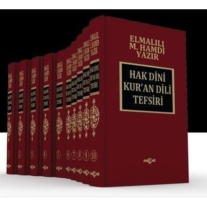 Hak Dini Kuran Dili Elmalılı Tefsiri 10 Cilt, Akçağ Yayınları