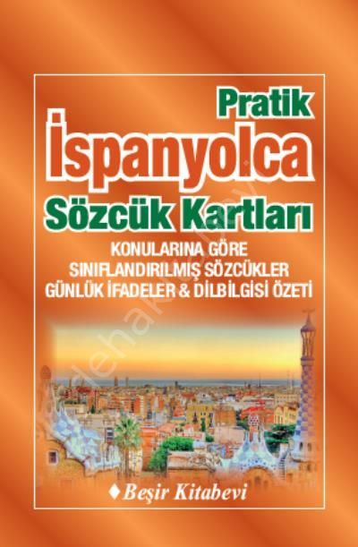 Pratik İspanyolca Sözcük Kartları, Beşir Kitapevi