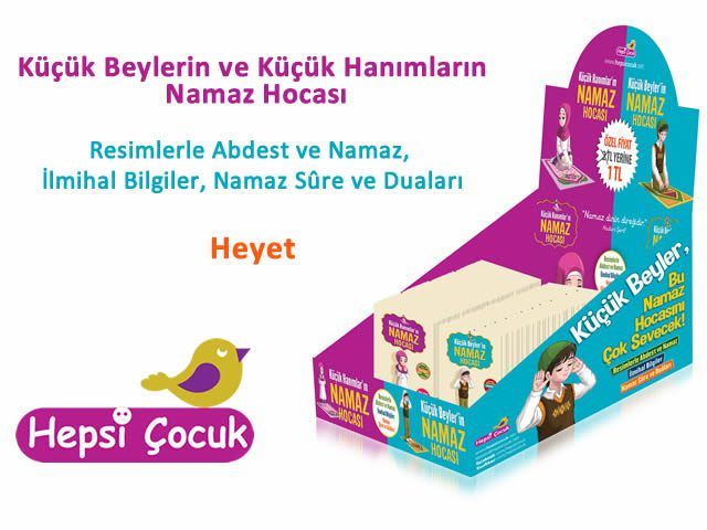 Küçük Beyler’in ve Küçük Hanımlar’ın Namaz Hocası 100 lü set