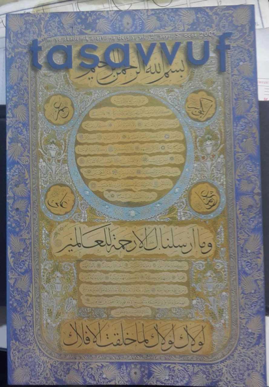 tasavvuf dergisi yıl 2 sayı 5 nisan 2001