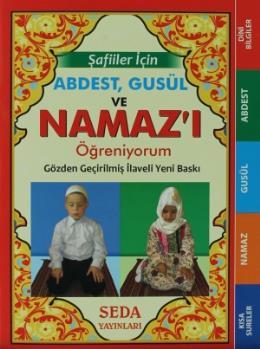 Şafiiler İçin Abdest Gusül ve Namazı Öğreniyorum (Çanta Boy Kod: 136)