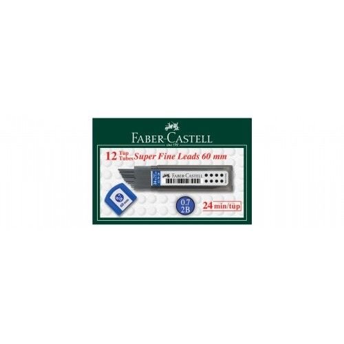 Faber-Castell Super Fine Min 0.7 mm 2B 60 mm 12 Tüp
