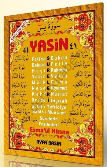 Yasin (Ayfa-090, Orta Boy, İthal Kağıt, Türkçeli)