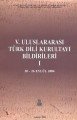 5. Uluslararası Türk Dili Kurultayı Bildirileri 1