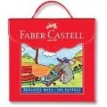 Faber-Castell Plastik Çantalı Pastel Boya 24`Lü