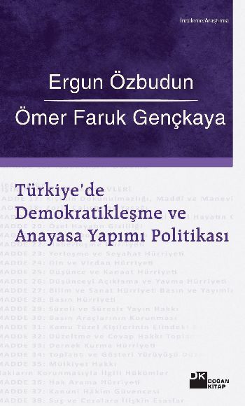 Türkiye'de Demokratikleşme ve Anayasa Yapımı Politikası, Ergun Özbudun, Doğan Kitap
