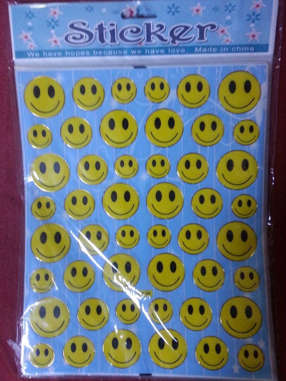 DEHA 2016, GÜLEN YÜZ STICKER YAPIŞTIRMA ÇIKARTMA