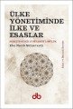 ÜLKE YÖNETİMİNDE İLKE VE ESASLAR