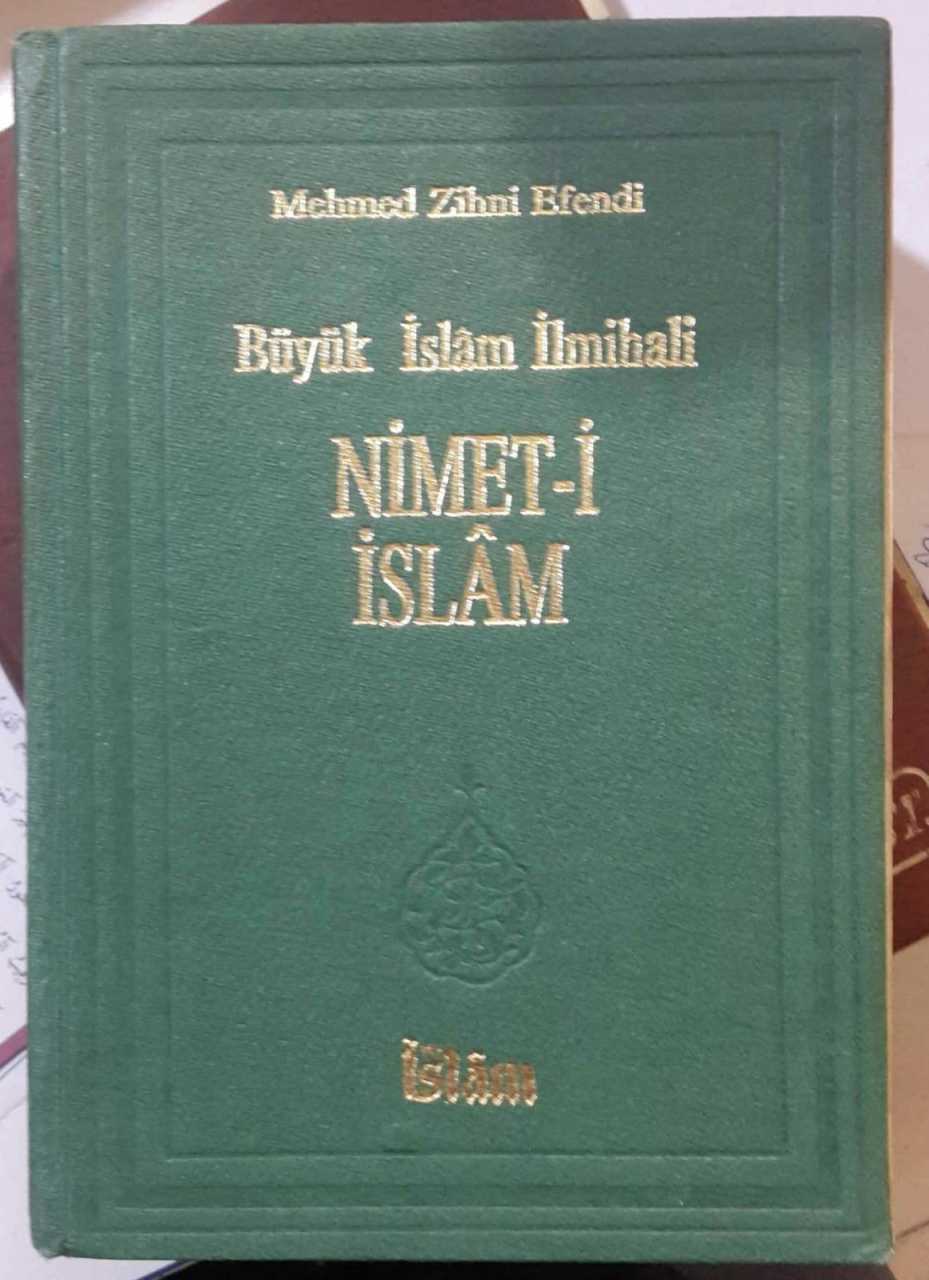 2.el, Büyük İslam İlmihali Nimet-i İslam, Mehmed Zihni Efendi, 1986 Baskı