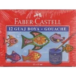 FABER-CASTELL Guaj Boya 12 Renk