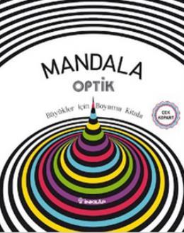Mandala Optik Büyükler İçin Boyama Kitabı
