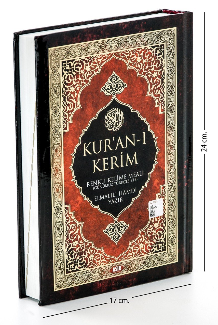 Satır Altı Renkli Kelime Mealli Kur'an-ı Kerim, Orta Boy