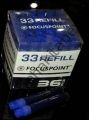 Focuspoint 33 Tahta Kalemi Kartuşu Refill Kartuş (36 Lı Paket) Mavi