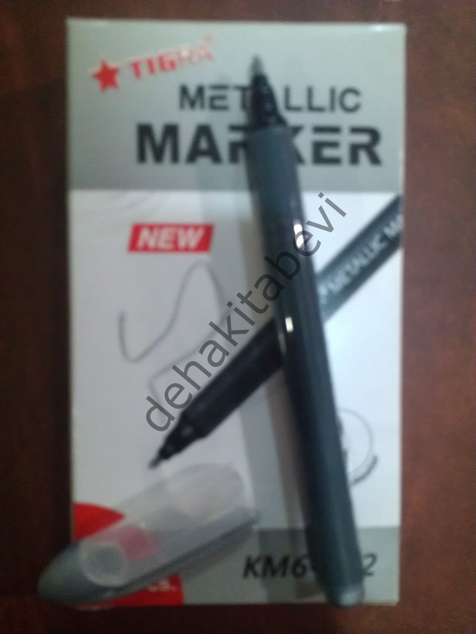 Tıgra Metallic Marker Kalem Gümüş Yazar