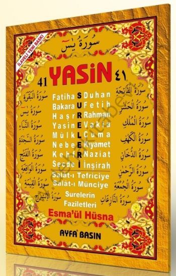 41 Yasin (Kod 030 - Çanta Boy Arapça), Ayfa Basın