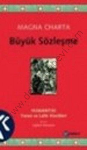 Büyük Sözleşme, Magna Charta, Kabalcı Yayınevi