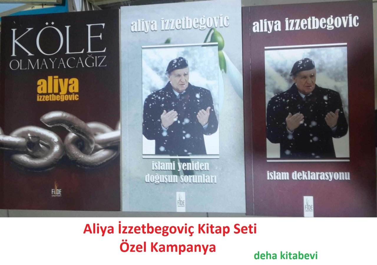 Aliya İzzetbegoviç Kitapları 3 Kitap Set