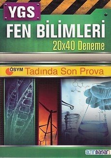 Altınbaşarı YGS Fen Bilimleri 20x40 Deneme