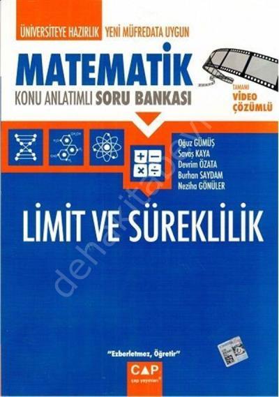 Üniv. Haz Matematik Limit Ve Süreklilik Ka-Sb 2019-20, Çap Yayınları