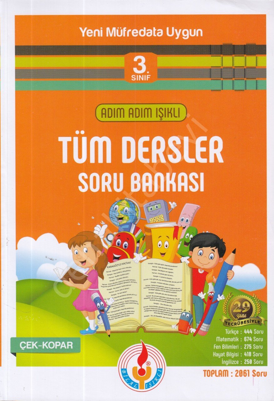 TÜM DERSLER SORU BANKASI 3, Adım Adım Yayıncılık