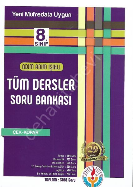 TÜM DERSLER SORU BANKASI 8, Adım Adım Yayıncılık