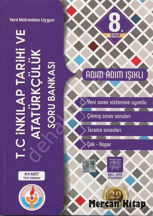 8.SINIF T.C.İNKİLAP TAR.VE ATA. SORU BANKASI, Adım Adım Yayıncılık