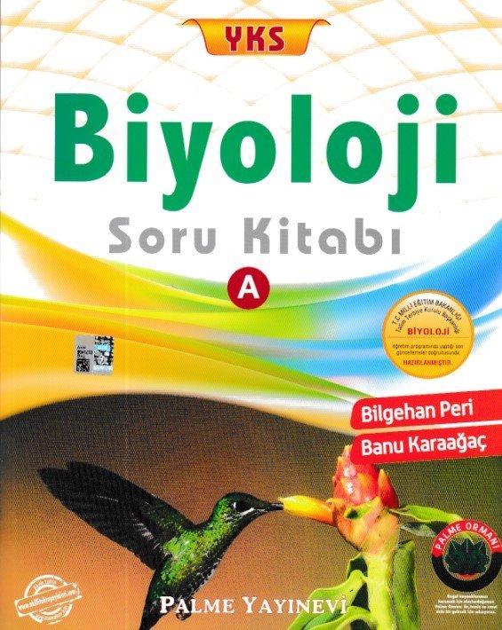 Palme YKS Biyoloji A Soru Kitabı