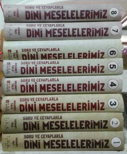 Soru ve Cevaplarla, Dini Meselelerimiz, 8 Cilt Takım, Mehmet Talu