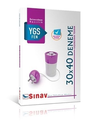 Sınav Ygs Fen Bilimleri 30*40 Deneme Sınavı