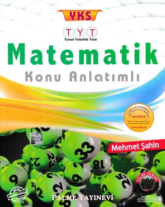 Palme YKS TYT Matematik Konu Anlatımlı