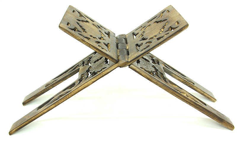 Ahşap Rahle Oymalı Antik RHA321, 19x53 cm