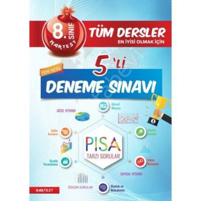 8. SINIF NAR TÜM DERSLER 5'Lİ DENEME SINAVI, Nartest