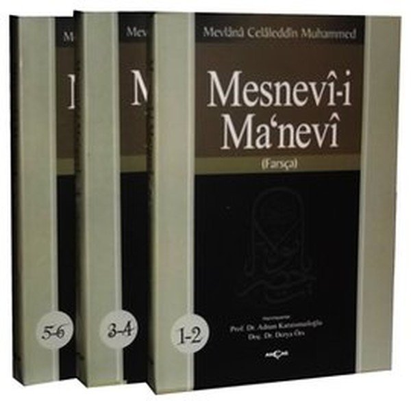 Mesnevi i Manevi Farsça 3 Cilt 6 Kitap, Mevlana