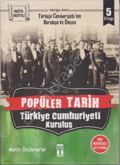 Popüler Tarih Türkiye Cumhuriyeti Kuruluş Set - (5 Kitap)
