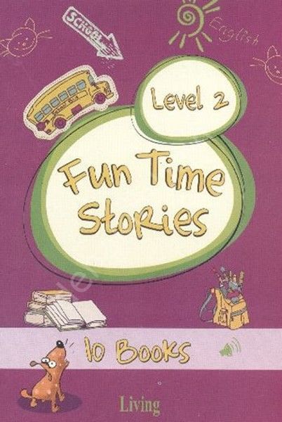 Fun Time Stories Level 2 (10 Kitap + Cd ), Living English Dict