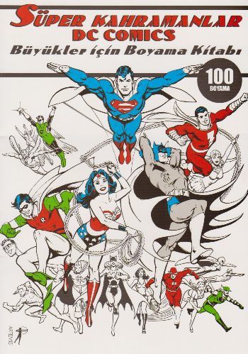 Süper Kahramanlar DC Comics Büyükler İçin Boyama Kitabı, Artemis Yayınları