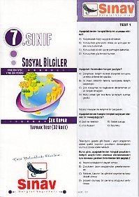 Sınav 7.Sınıf Sosyal Bilgiler Yaprak Test (32 Test) - 2018