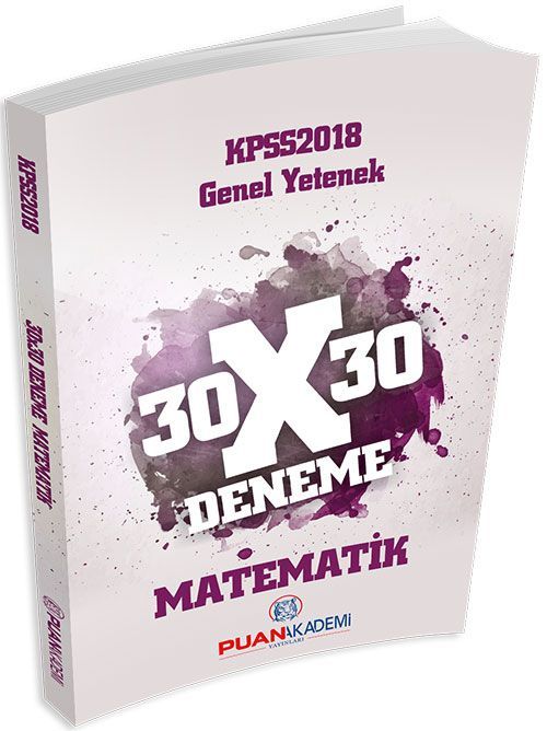 2018 KPSS Genel Yetenek Matematik 30 x 30 Deneme