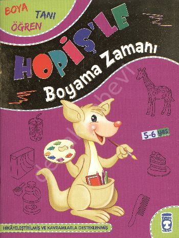 Hopişle Boyama Zamanı - Boya Tanı Öğren