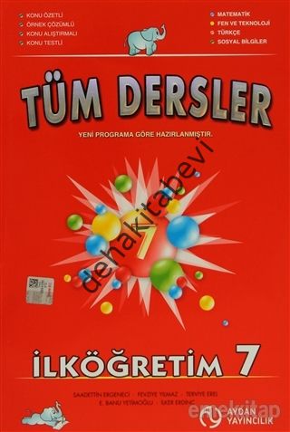 Aydan 7. Sınıf Tüm Dersler Konu Anlatımlı-Yeni Baskı