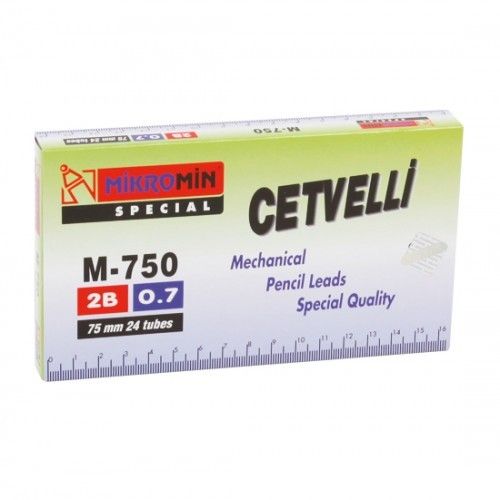 MİKRO M-750 75 MM STANDLI CETVELLİ 0.7 kalem ucu 24 lü