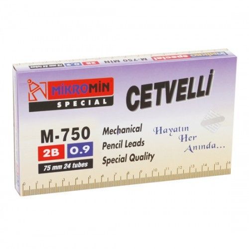 MİKRO M-750 75 MM STANDLI CETVELLİ 0.9 kalem ucu 24 lü
