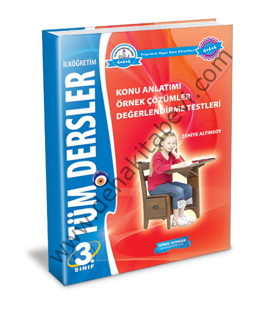 İlköğretim 3. Sınıf Tüm Dersler Konu Anlatımlı Örnek Çözümler Değerlendirme Testleri