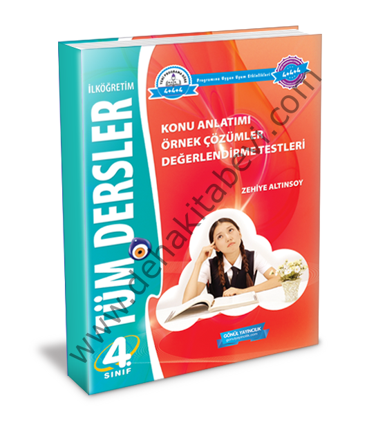 İlköğretim 4. Sınıf Tüm Dersler Konu Anlatımlı Örnek Çözümler Değerlendirme Testleri