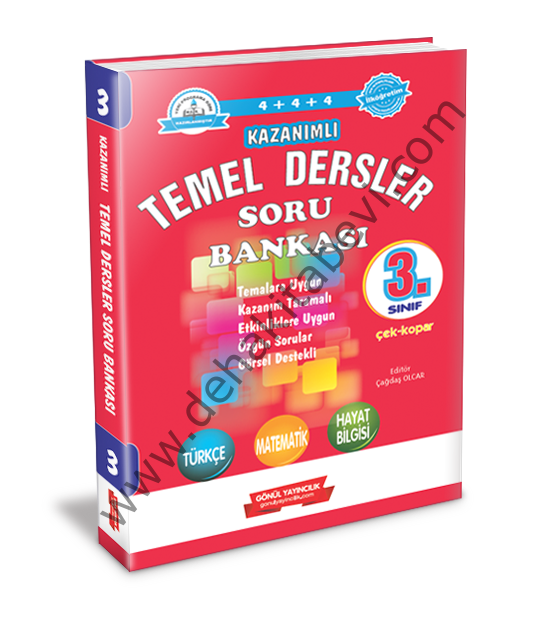 3. Sınıf Kazanımlı Temel Dersler Soru Bankası