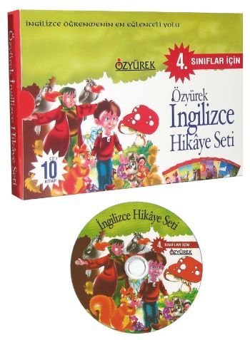 4. Sınıflar İçin Özyürek İngilizce Hikaye Seti 10 Kitap CDli, Özyürek