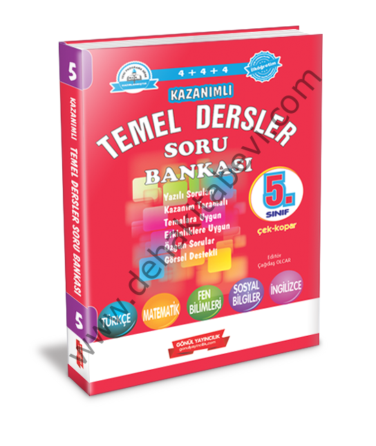 5. Sınıf Kazanımlı Temel Dersler Soru Bankası