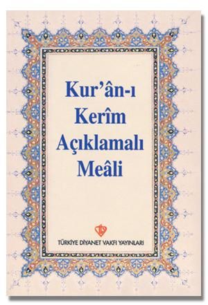 Kur'an-ı Kerim Açıklamalı Meali (Plastik Kapak-Cep Boy-Arapça Metinsiz)