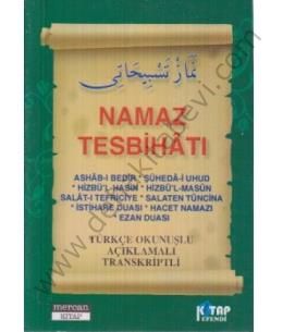 Namaz Tesbihatı (Cep Boy), Türkçe Okunuşlu, Açıklamalı, Transkriptli
